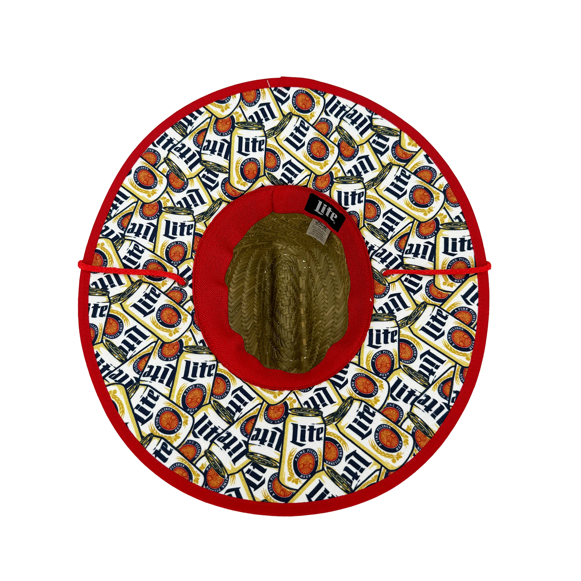 IT'S MILLER TIME LIFEGUARD STRAW HAT - Image 3