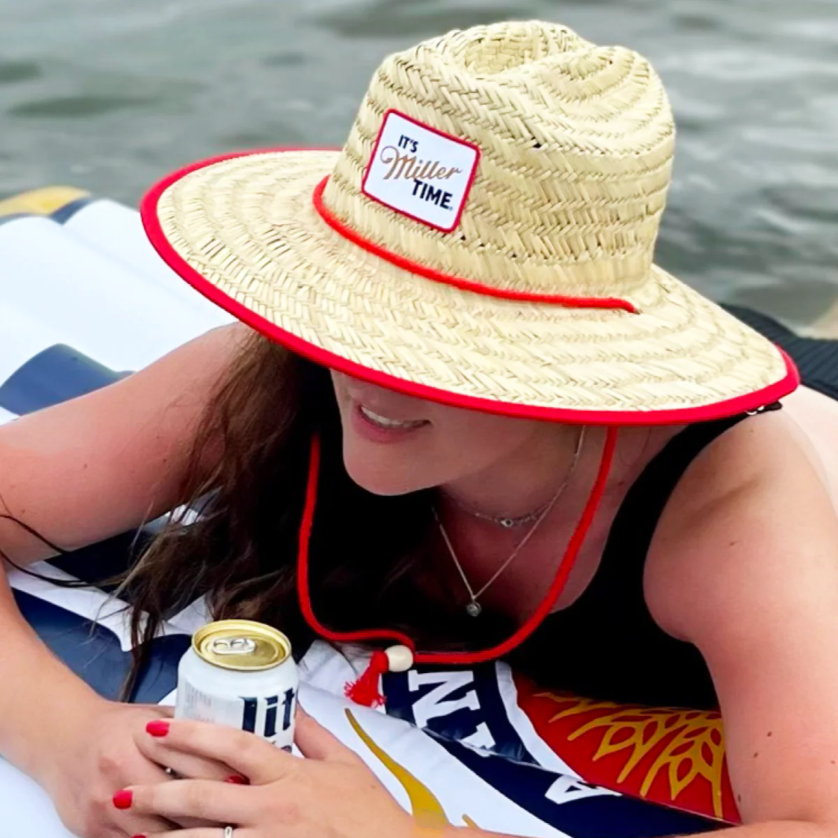 IT'S MILLER TIME LIFEGUARD STRAW HAT - Image 4
